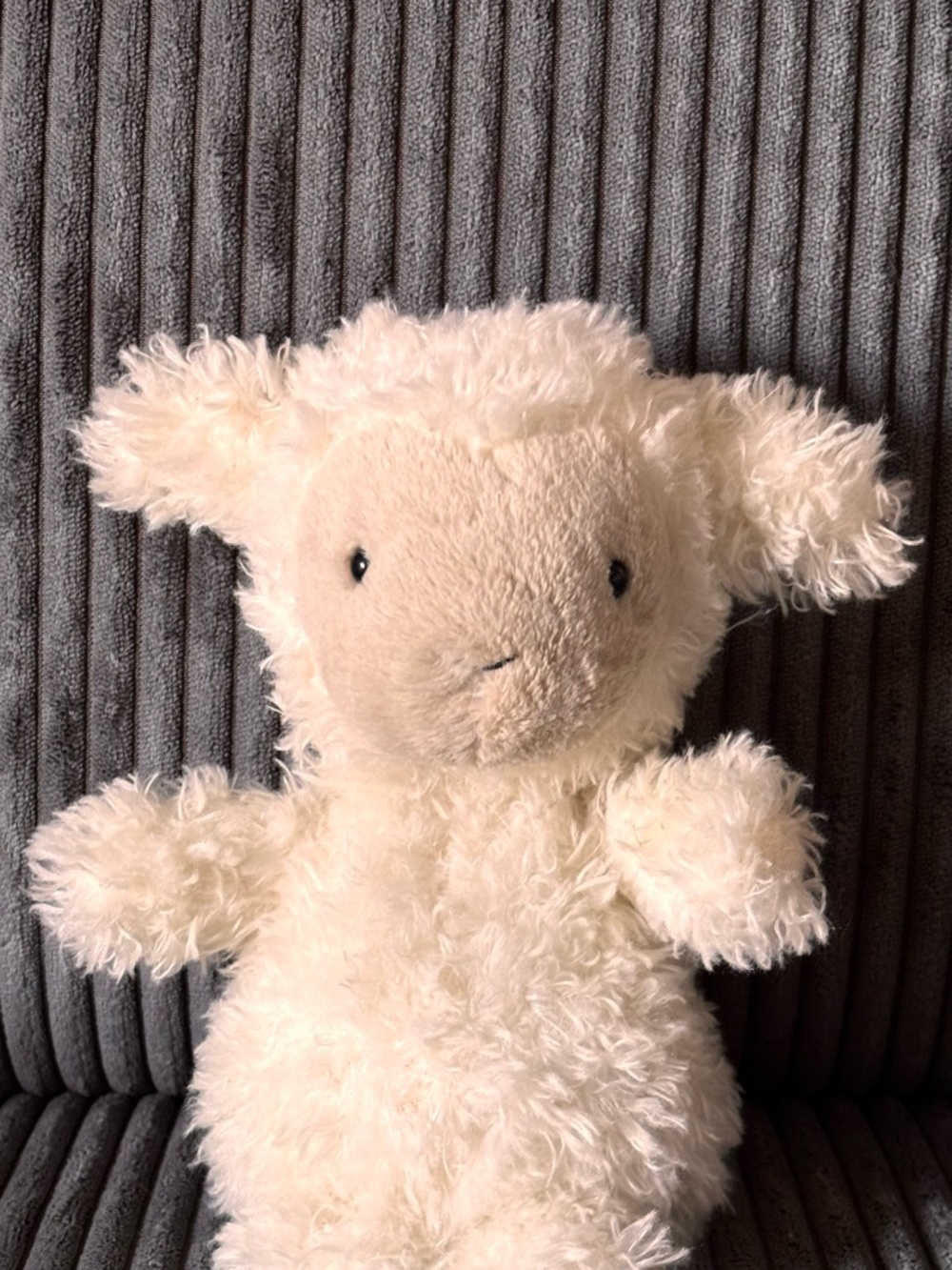 Jellycat Cream Curly Plush Lamb